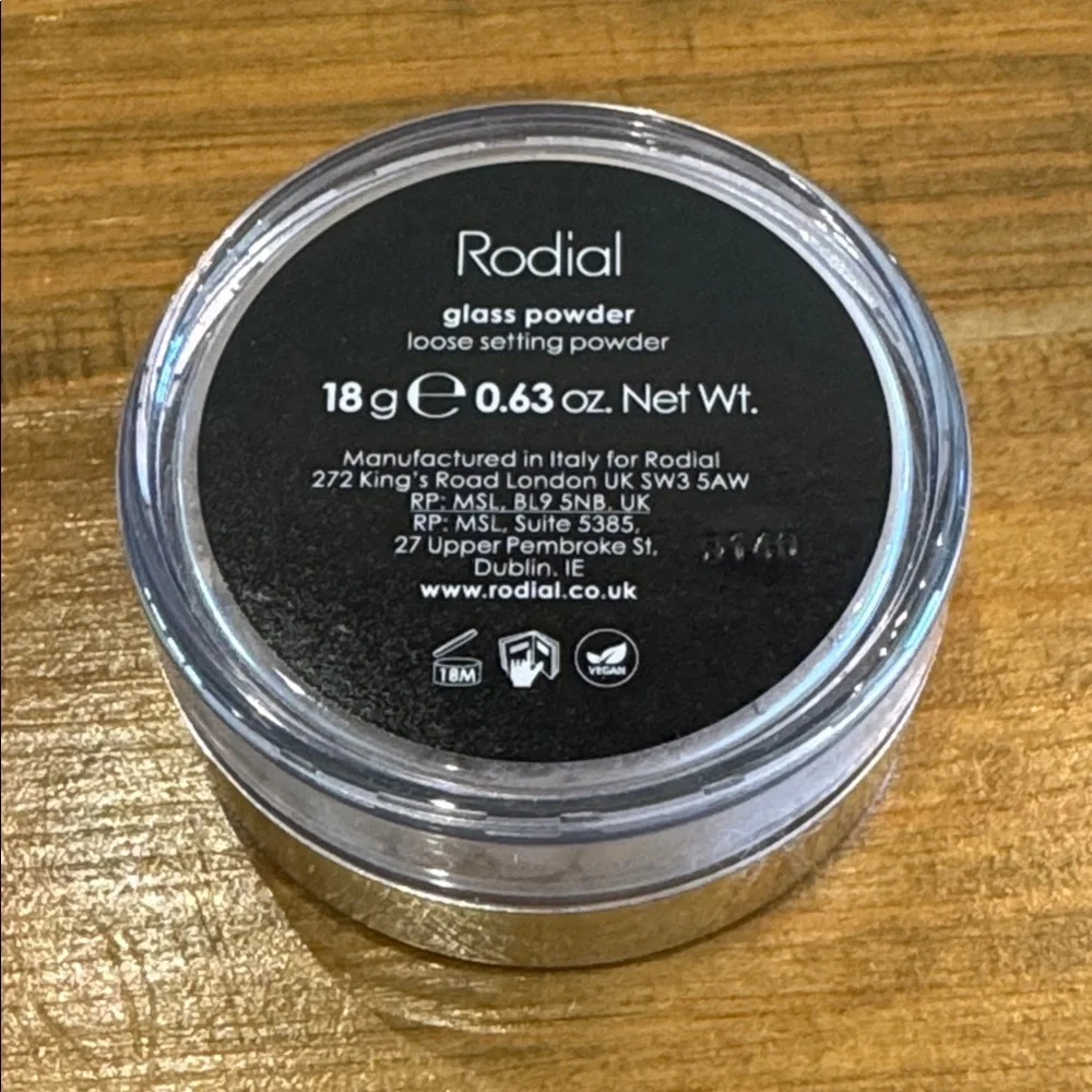 Rodial Glass Powder • Loose Setting Powder • 18g • New in Box sealed
